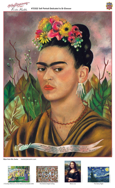 Masterpieces of Art - Frida Kahlo 1000 Piece Puzzle