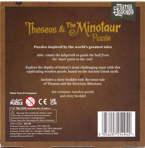 Theseus & The Minotaur Labyrinth Puzzle