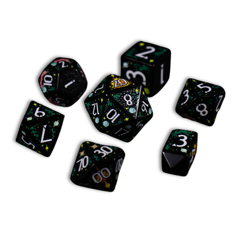 Deep Space Premium Polyhedral Dice Set