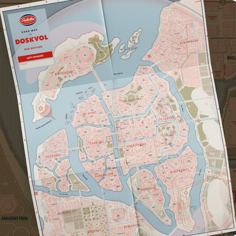 Blades '68 - Road Map of Doskvol