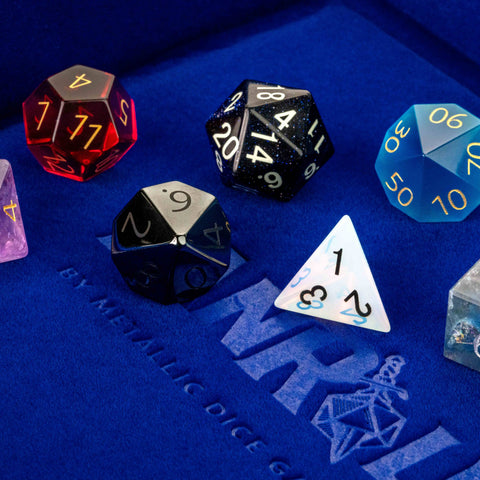 Mystic Mines Misfit Gemstone Polyhedral Dice Set