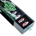 Box of Bullet Dice with dice inside on a white background