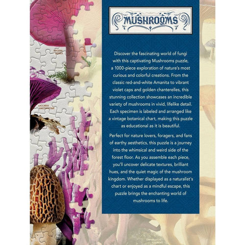 Field Guide - Mushrooms 1000 Piece Jigsaw Puzzle