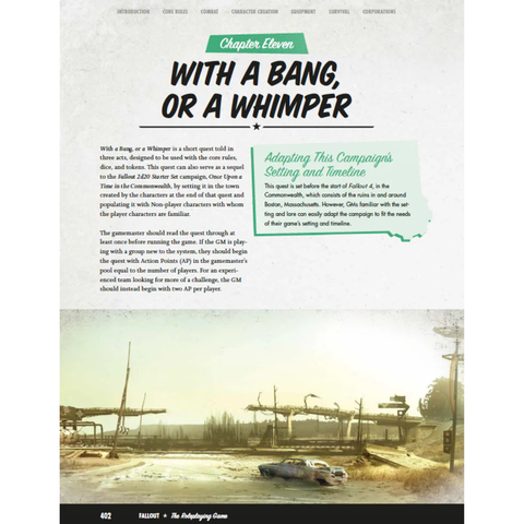 Fallout: The Roleplaying Game Core Rulebook