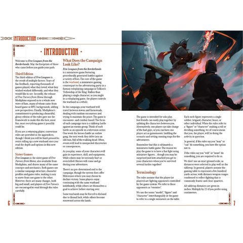 Five Leagues From the Borderlands (Third Edition)