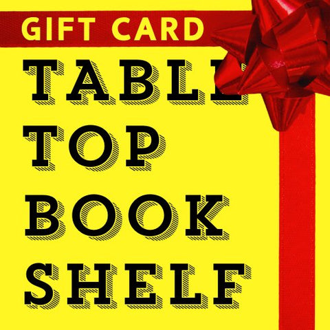 Tabletop Bookshelf Gift Card - Tabletop Bookshelf