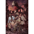 Girl by Moonlight - Tabletop Bookshelf