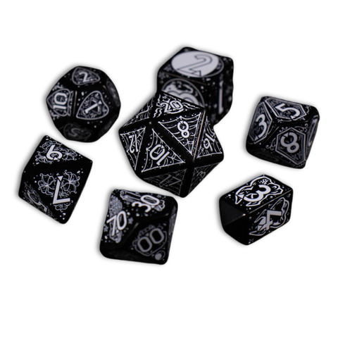 Heart of Darkness Premium Polyhedral Dice Set