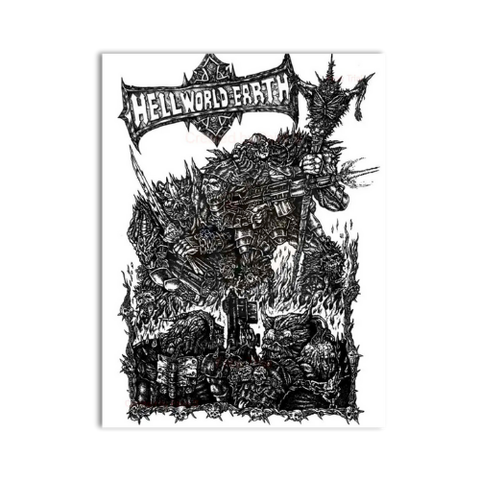 Hell World Earth – Tabletop Bookshelf