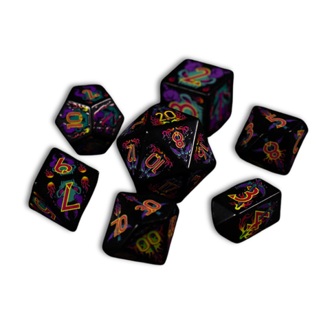 Infernal Might Premium Polyhedral Dice Set