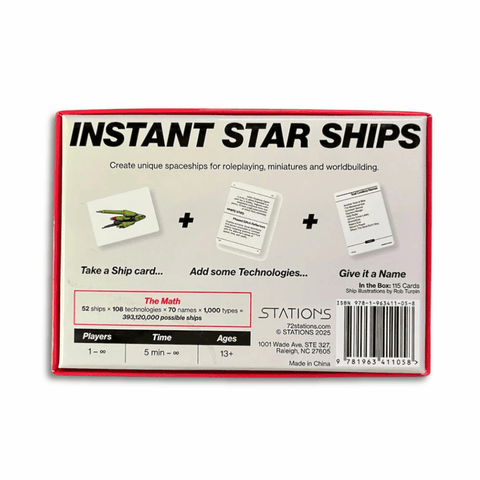 Instant Star Ships - Tabletop Bookshelf
