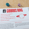 Moon Rings - Tabletop Bookshelf