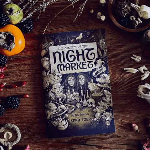 The Secret of the Night Market - Tabletop Bookshelf