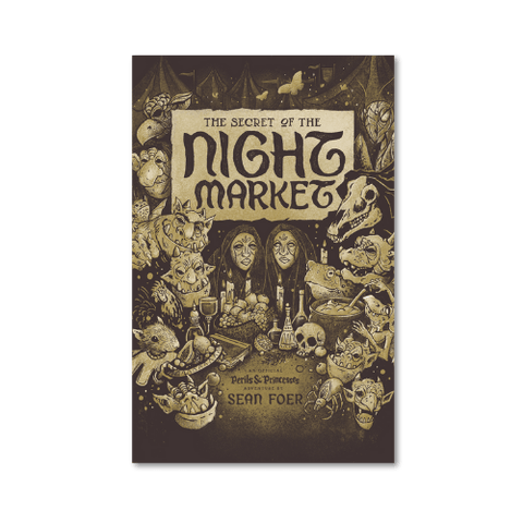 The Secret of the Night Market - Tabletop Bookshelf