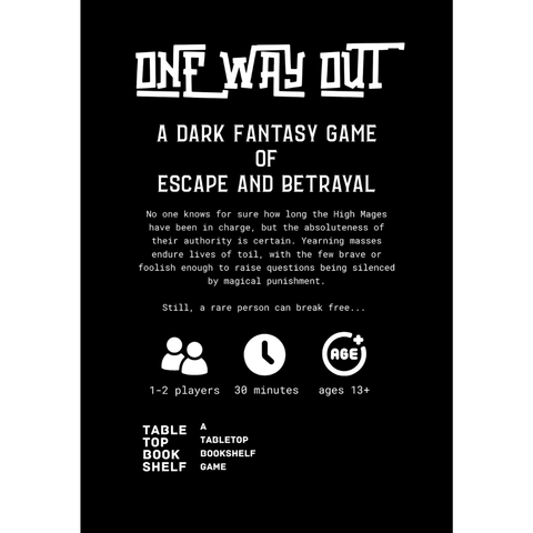 One Way Out [PDF Only] - Tabletop Bookshelf