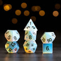 Mystic Mines Gemstone Poly Dice Sets - Tabletop Bookshelf