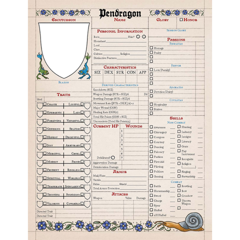 Pendragon: Core Rulebook
