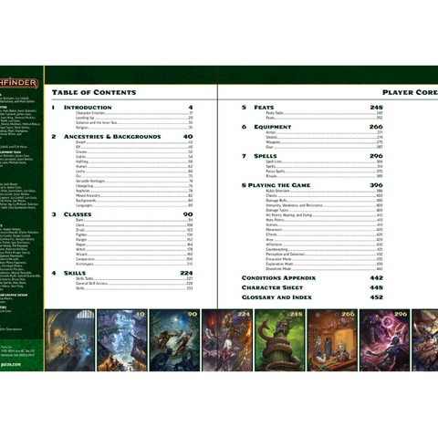 Pathfinder Player Core Hardcover