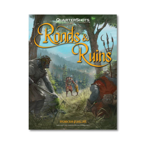 QuarterShots: Roads & Ruins - Tabletop Bookshelf