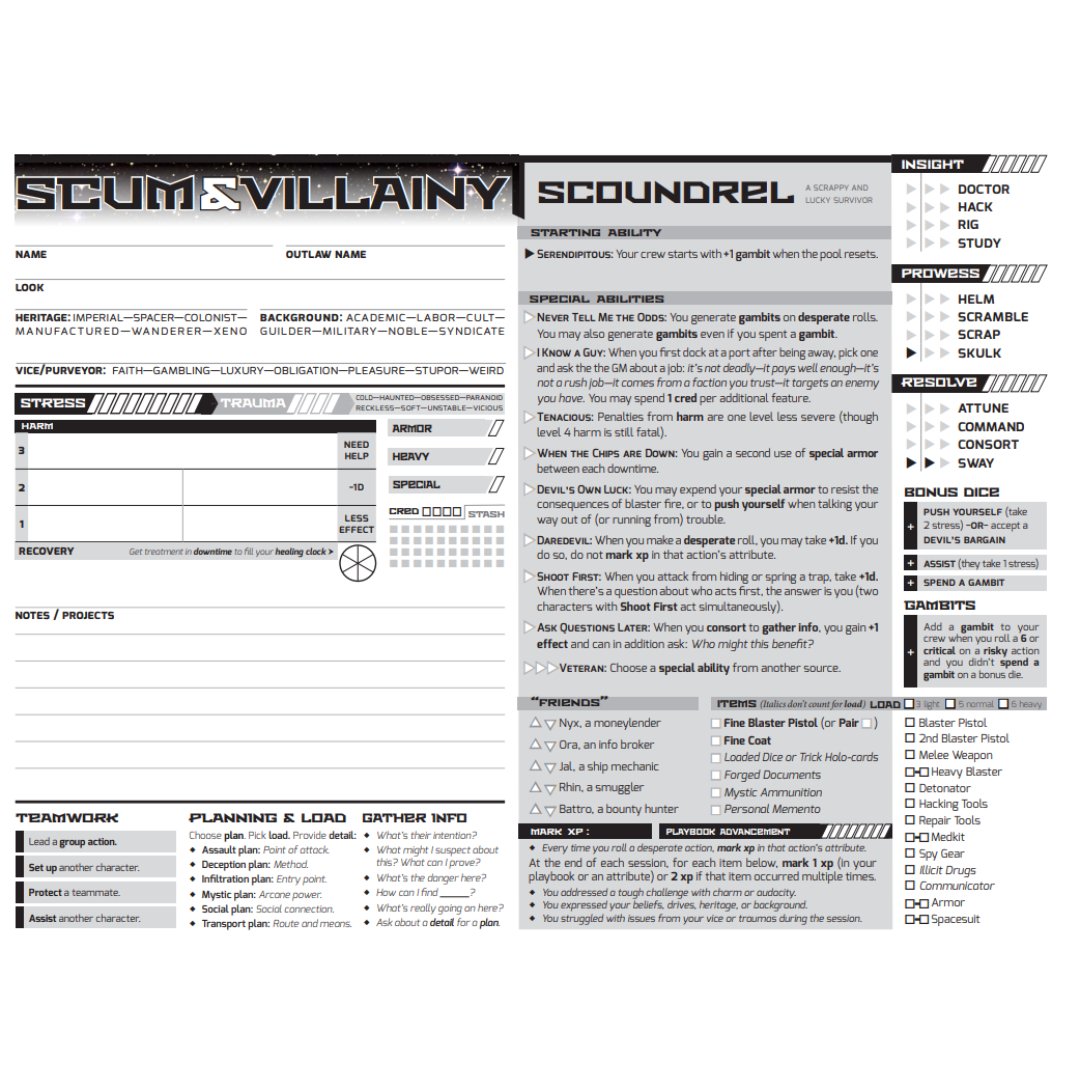 Scum and Villainy – Tabletop Bookshelf