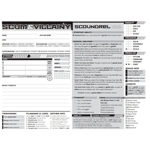 Scum and Villainy - Tabletop Bookshelf