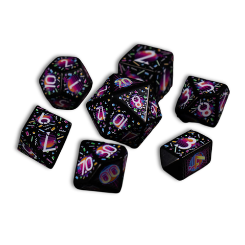Synth Nights Premium Polyhedral Dice Set