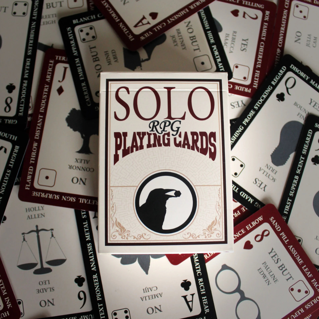 Solo RPG Playing Cards – Tabletop Bookshelf