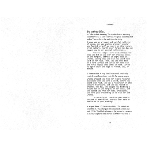 SPINE: Siderius Plug's Immortality in Ninety-nine Endnotes
