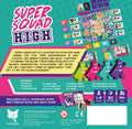 Super Squad High game box with colorful graphics and text on a blue background