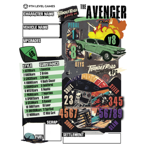 Thunder Road: Vendetta RPG