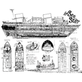 Vampire Cruise - Tabletop Bookshelf