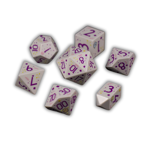 Whimsical Pals Premium Polyhedral Dice Set