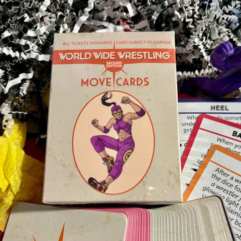 World Wide Wrestling Move Deck - Tabletop Bookshelf