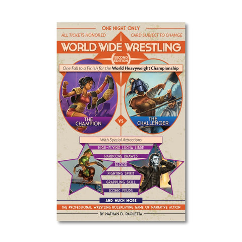 World Wide Wrestling - Second Edition - Tabletop Bookshelf