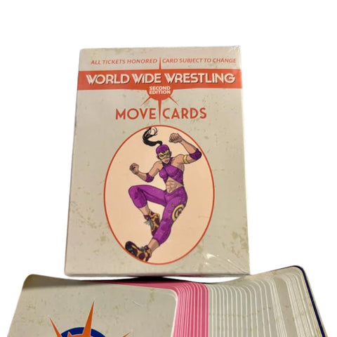 World Wide Wrestling Move Deck - Tabletop Bookshelf