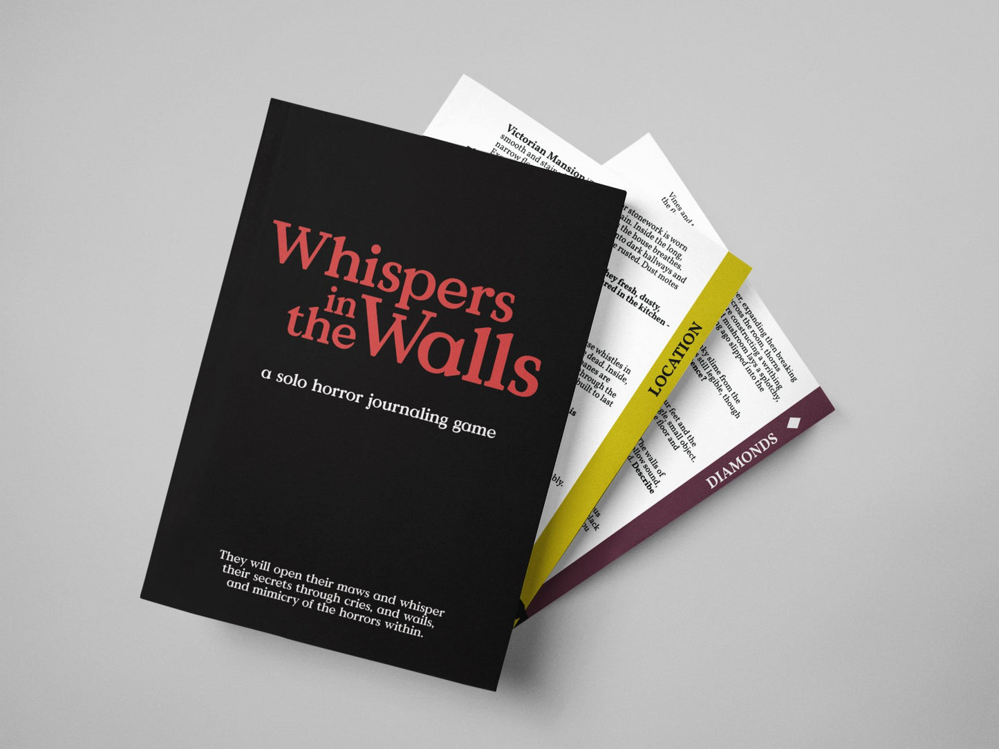 Whispers in the Walls - Tabletop Bookshelf