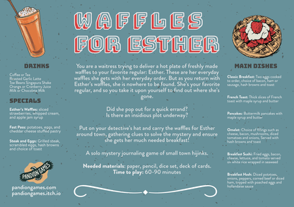 Waffles for Esther - Tabletop Bookshelf