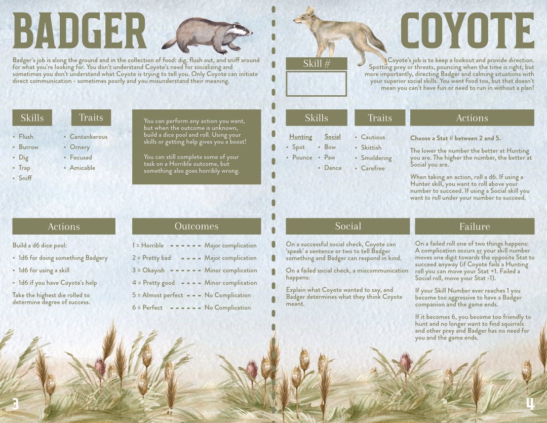 Badger + Coyote 1st Edition - Tabletop Bookshelf