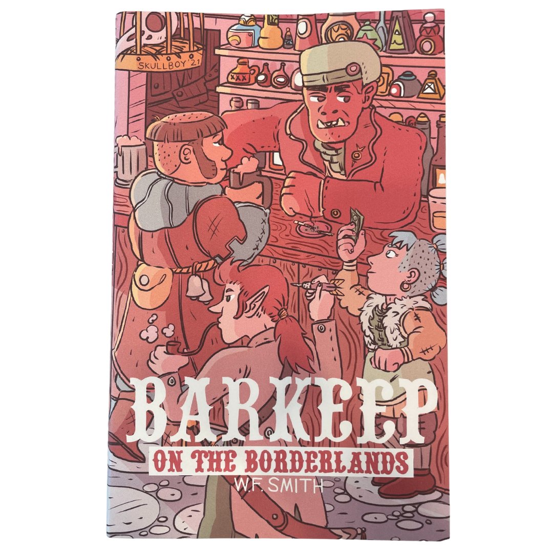 Barkeep on the Borderlands - Tabletop Bookshelf