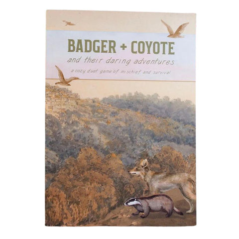 Badger + Coyote and their daring adventures - Tabletop Bookshelf